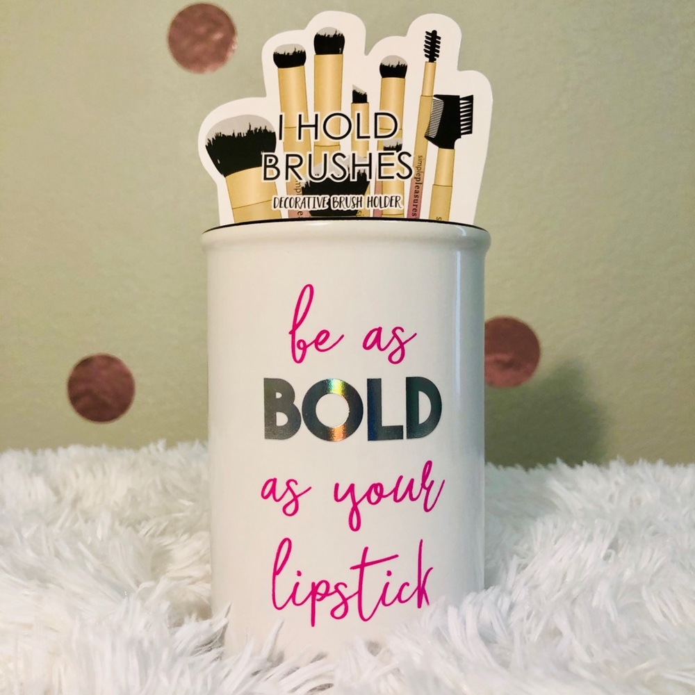Ceramic Brush Holder